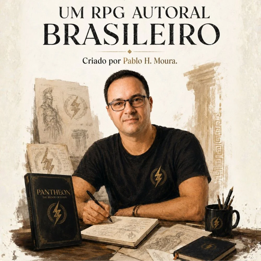 Pablo H. Moura, autor de Pantheon: The Blood of Gods